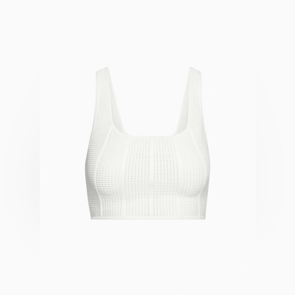Aritzia Babaton Sculpt Knit Squareneck Cropped Tank - Picture 6 of 12